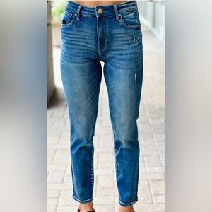 Kut from the Kloth Catherine High Rise Straight Ankle size 6 denim jeans women